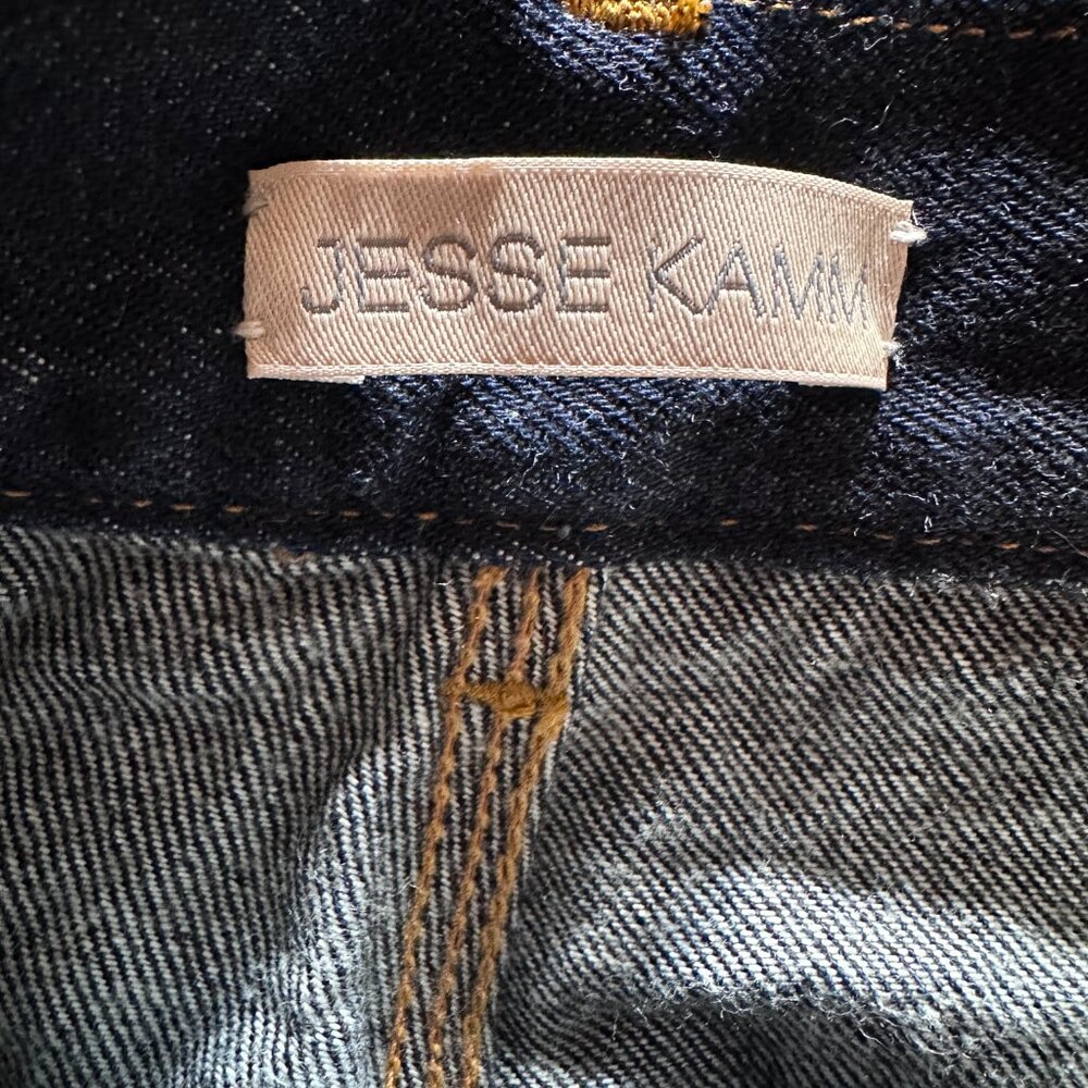 Jesse Kamm patchfront handy pants, dark blue denim ~ small size 6 (please read) - Picture 5 of 10